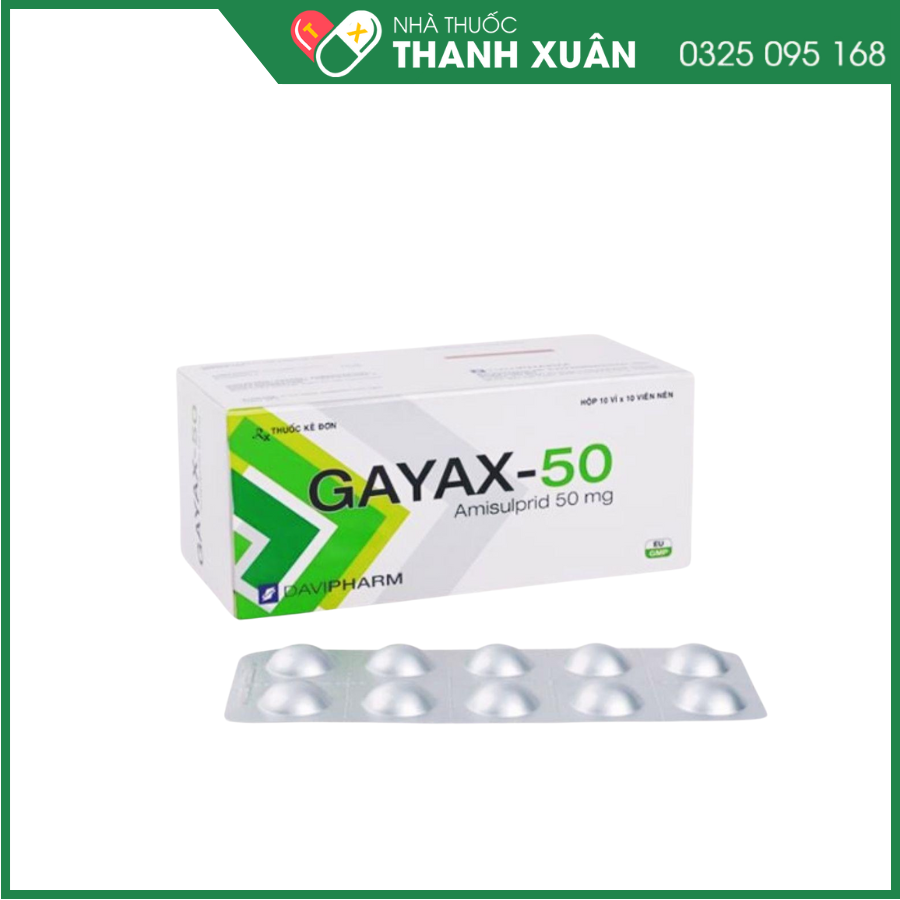 Thuốc Gayax 50 điều trị tâm thần phân liệt cấp và mạn tính